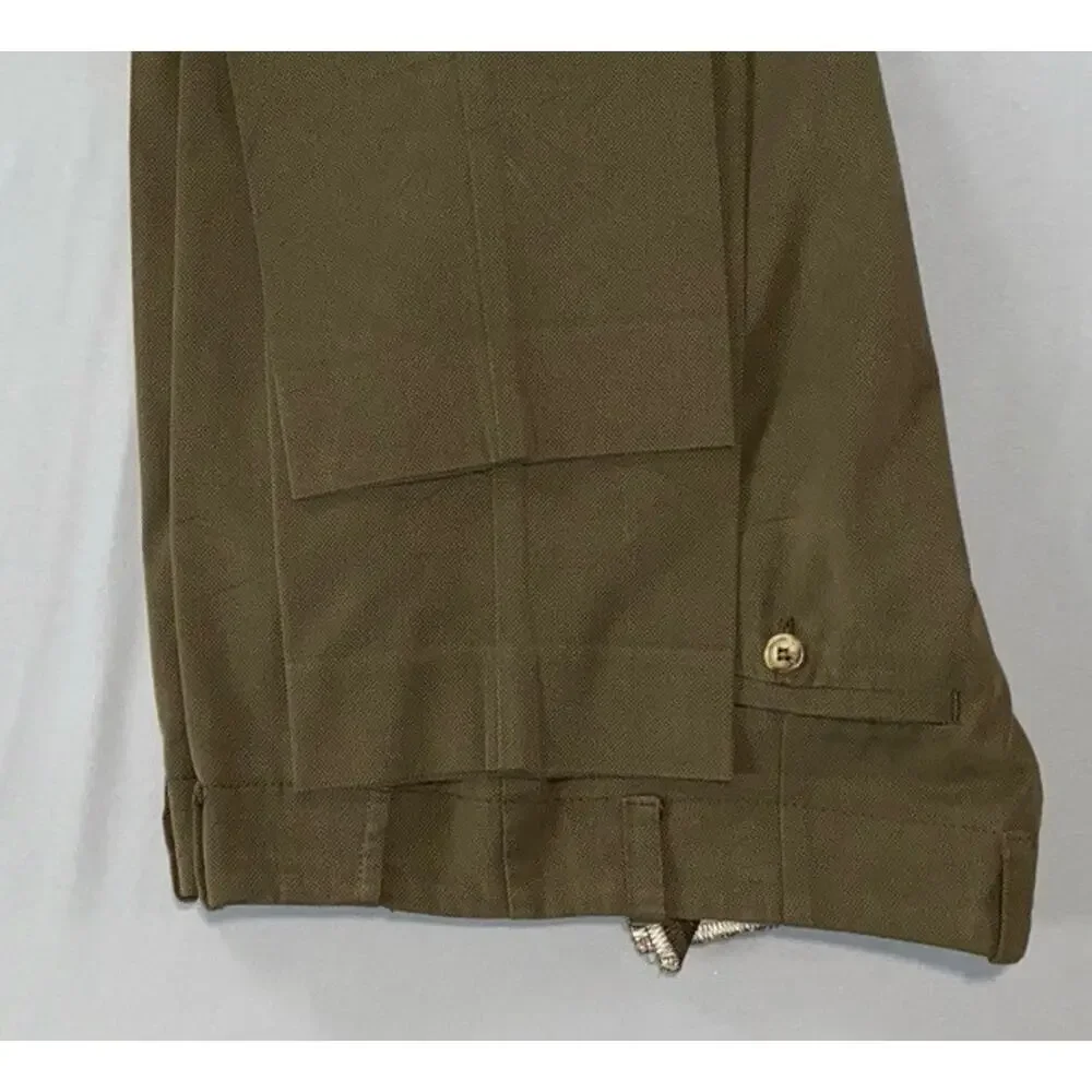 Mr Turk Jaquard Textured Birdseye Flat Front Chino Pants. Tag 32, Runs Big. GUC!